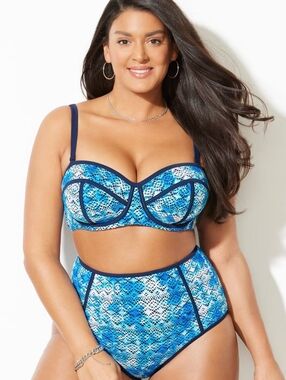 Swimsuits for All Madame Crochet Underwire Bikini